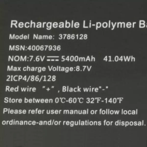 New original laptop battery for 3786128 40069239 40067936 Akoya E4271 E4272 61417 - Image 2