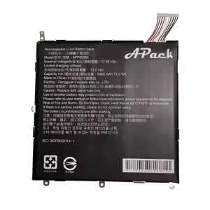 Laptop battery for APack APP00364