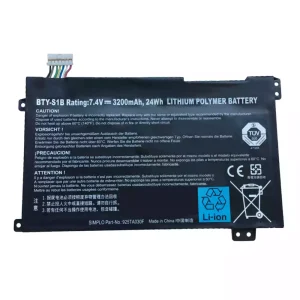 Laptop battery for MSI BTY-S1B 40033906 925TA030F