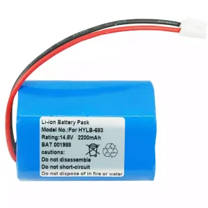 New Battery For Biocare ECG-1200,ECG-1210,ECG-1201,FM-801