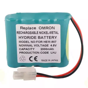New Battery For Omron HEM-907,HEM-907XL,48H907N-AU