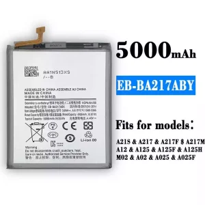 Battery EB-BA217ABY for Samsung A21S/A217/A217F/A217M/A12/A125/A125F/A125H/M02/A02/A025/A025F