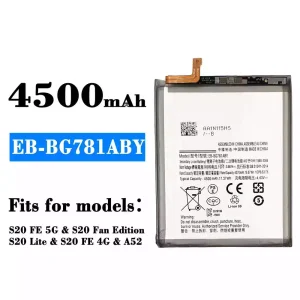 Battery EB-BG781ABY for Samsung Galaxy A52/S20 FE 5G/S20 Fan Edition/S20 Lite/S20 FE 4G