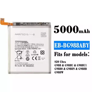 Battery EB-BG988ABY for Samsung S20 Ultra