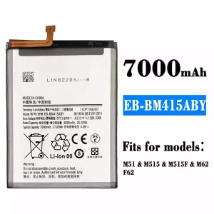 Battery EB-BM415ABY for Samsung M51/M515/M515F/M62/F62