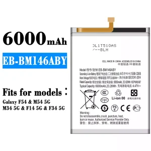 Battery EB-BM146ABY for Samsung Galaxy F54/M54 5G/M34 5G/F14 5G/F34 5G