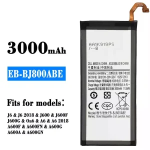 Battery EB-BJ800ABE for Samsung J6/J6 2018/A6/A6 2018