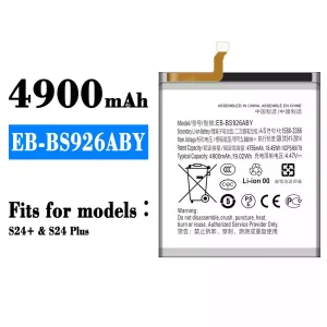 Battery EB-BS926ABY for Samsung S24+/S24 Plus