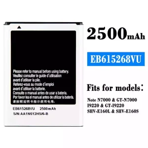 Battery EB615268VU for Samsung Note N7000
