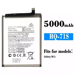 Battery HQ-71S for Samsung Galaxy M11