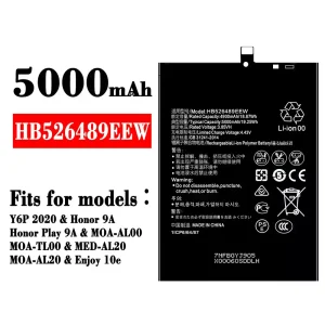 Battery HB526489EEW for HUAWEI Y6P 2020 / Honor 9A / Honor Play 9A / Enjoy 10e