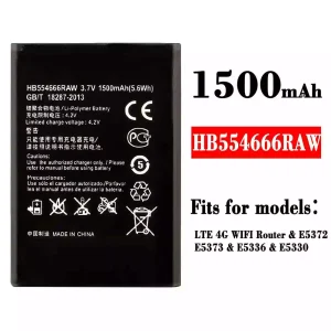 Battery HB554666RAW for HUAWEI LTE 4G WIFI Router / E5372 / E5373 / E5336 / E5330