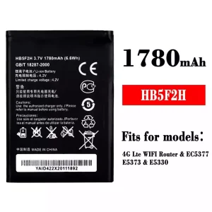Battery HB5F2H for HUAWEI 4G Lte WIFI Router / EC5377 / E5373 / E5330