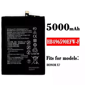 Battery HB496590EFW-F for HUAWEI HONOR X7