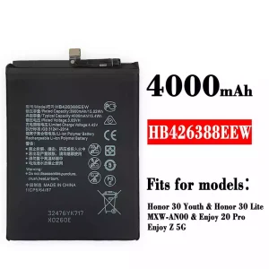 Battery HB426388EEW for HUAWEI Honor 30 Youth / Honor 30 Lite / Enjoy 20 Pro / Enjoy Z 5G