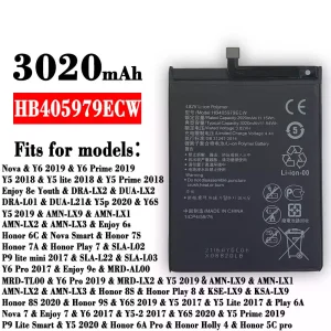 Battery HB405979ECW for HUAWEI  Y6 2019 / Y5 2018