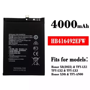 Battery HB416492EFW for HUAWEI Honor X8(2022) / Honor X30i