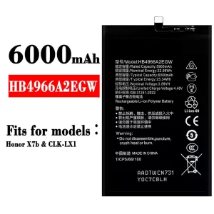 Battery HB4966A2EGW for HUAWEI Honor X7b