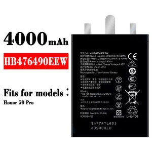 Battery HB476490EEW for HUAWEI Honor 50 Pro