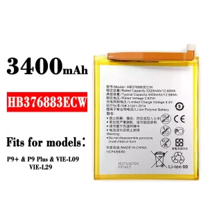 Battery HB376883ECW for HUAWEI P9+ / P9 Plus