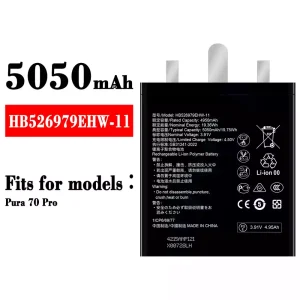 Battery HB526979EHW-11 for HUAWEI Pura 70 Pro