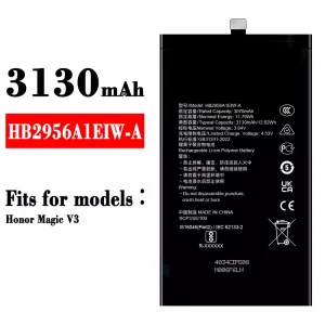 Battery HB2956A1EIW-A for HUAWEI Honor Magie V3