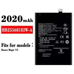 Battery HB255681EIW-A for HUAWEI Honor Magie V3