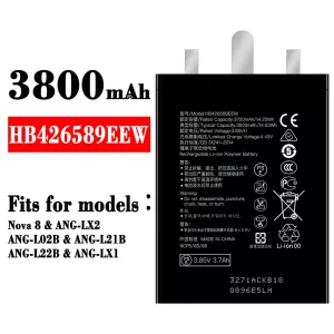 Battery HB426589EEW for HUAWEI Nova 8