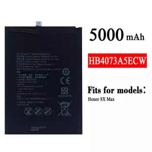 Battery HB4073A5ECW for HUAWEI Honor 8X Max