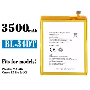 Battery BL-34DT for Tecno Phantom 9/ Camon 12 Pro