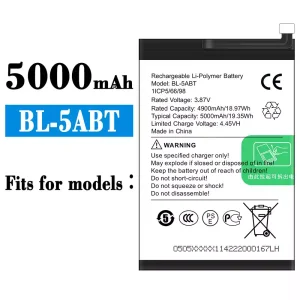 Battery BL-5ABT for Tecno