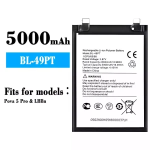 Battery BL-49PT for Tecno Pova 5 Pro