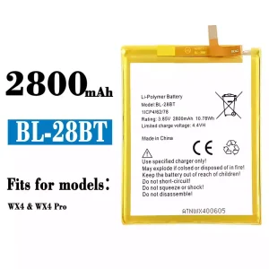 Battery BL-28BT for Tecno WX4 / WX4 Pro