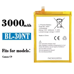 Battery BL-30NT for Tecno Camon C9