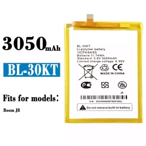 Battery BL-30KT for Tecno Boom J8