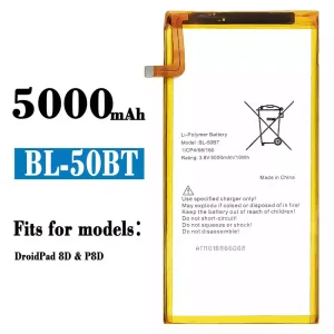 Battery BL-50BT for Tecno D8 8D / P8D / Droidpad 8D