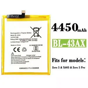 Battery BL-43AX for Infinix Zero 5 / Zero 5 Pro