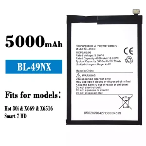 Battery BL-49NX for Infinix Hot 30i / Smart 7 HD