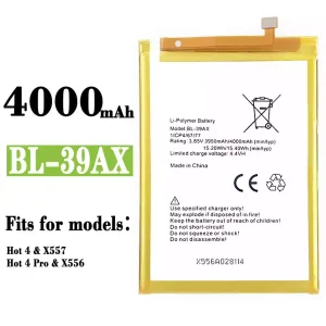 Battery BL-39AX for Infinix Hot 4 /Hot 4 Pro