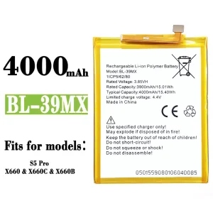 Battery BL-39MX for Infinix S5 Pro