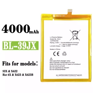 Battery BL-39JX for Infinix Hot 6X