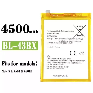 Battery BL-43BX for Infinix Note 5