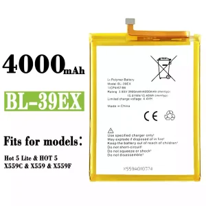 Battery BL-39EX for Infinix Hot 5 Lite / Hot 5