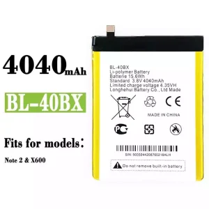 Battery BL-40BX for Infinix Note 2