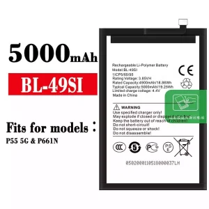 Battery BL-49SI for ITEL P55 5G
