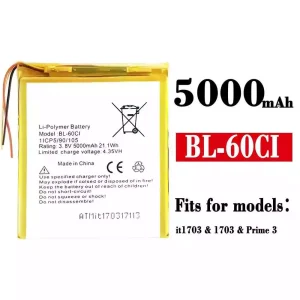 Battery BL-60CI for ITEL Prime 3