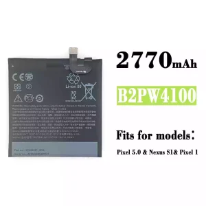Battery B2PW4100 for Google Pixel 5.0 / Nexus S1 / Pixel 1