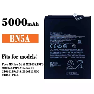 Battery BN5A for Xiaomi Poco M3 Pro 5G / Redmi 10