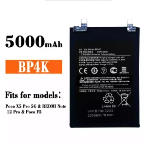 Battery BP4K for Xiaomi Poco X5 Pro 5G / REDMI Note 12 Pro / Poco F5