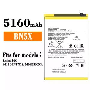 Battery BN5X for Xiaomi Redmi 14C